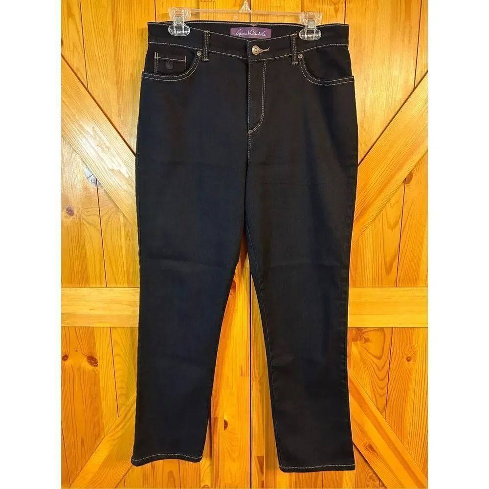 Gloria Vanderbilt Amanda jeans size 10 short Dark Blue (4590)